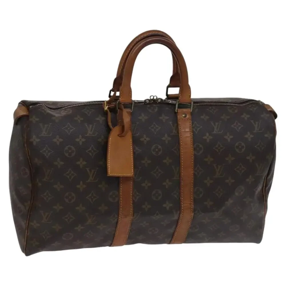 LOUIS VUITTON Monogram Keepall 45 Boston Bag M41428